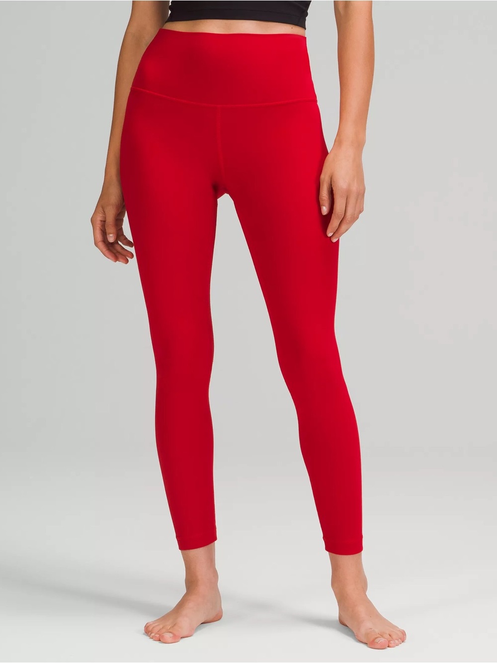 Lululemon Align Pant II 25" in Dark Red leggings size 8